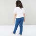 Eligo Solid Pants with Pockets and Notched Hems-Pants-thumbnail-3