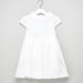 Eligo Textured Cap Sleeves Dress-Dresses%2C Gowns and Frocks-thumbnail-0