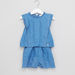 Eligo Embroidered Detail Sleeveless Romper-Rompers%2C Dungarees and Jumpsuits-thumbnail-0
