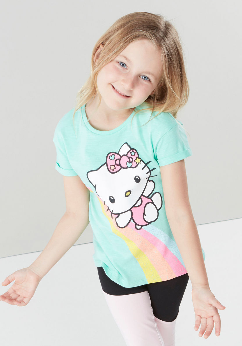 Sanrio Hello Kitty Printed T-shirt-T Shirts-image-2