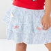 Sanrio Striped Flared Skirt with Applique-Skirts-thumbnail-3