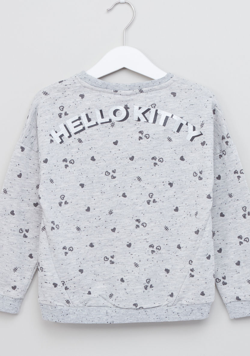 Hello Kitty Printed Long Sleeves Pullover-Sweaters and Cardigans-image-2