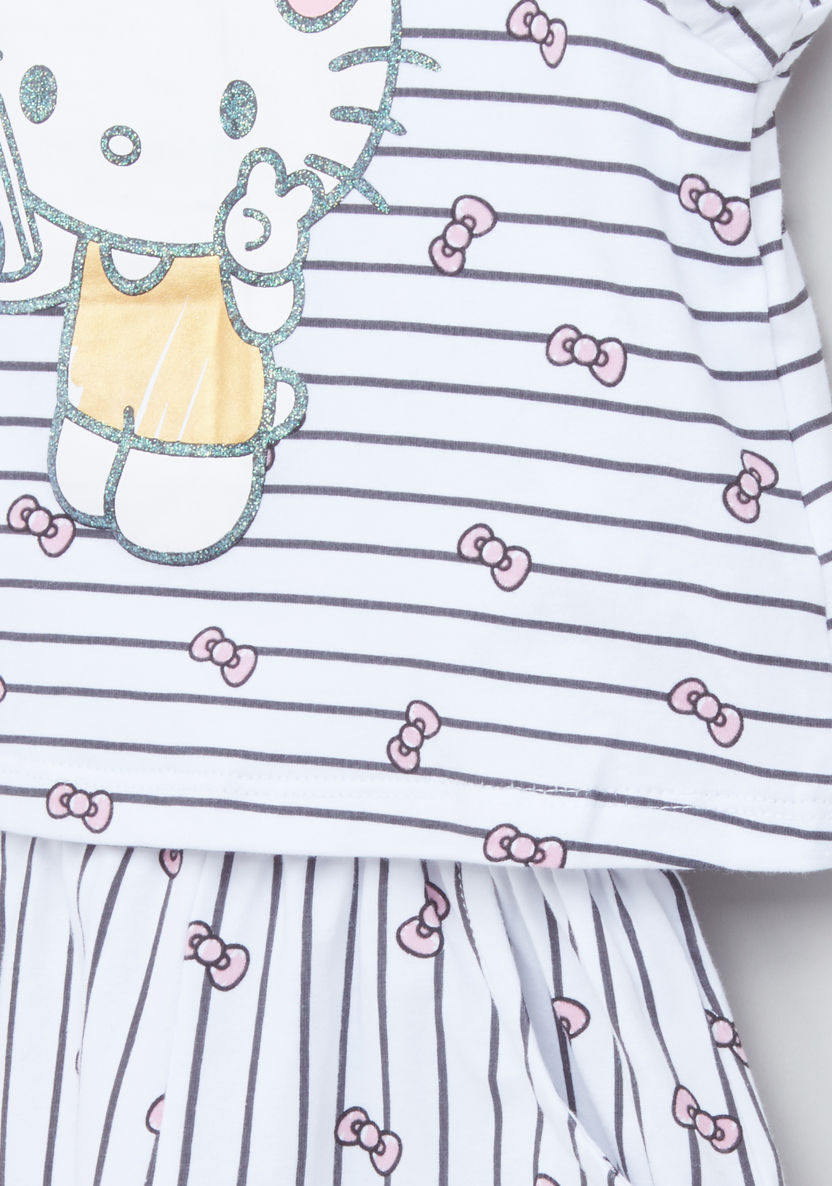 Hello Kitty Printed Jumpsuit-Rompers%2C Dungarees and Jumpsuits-image-1