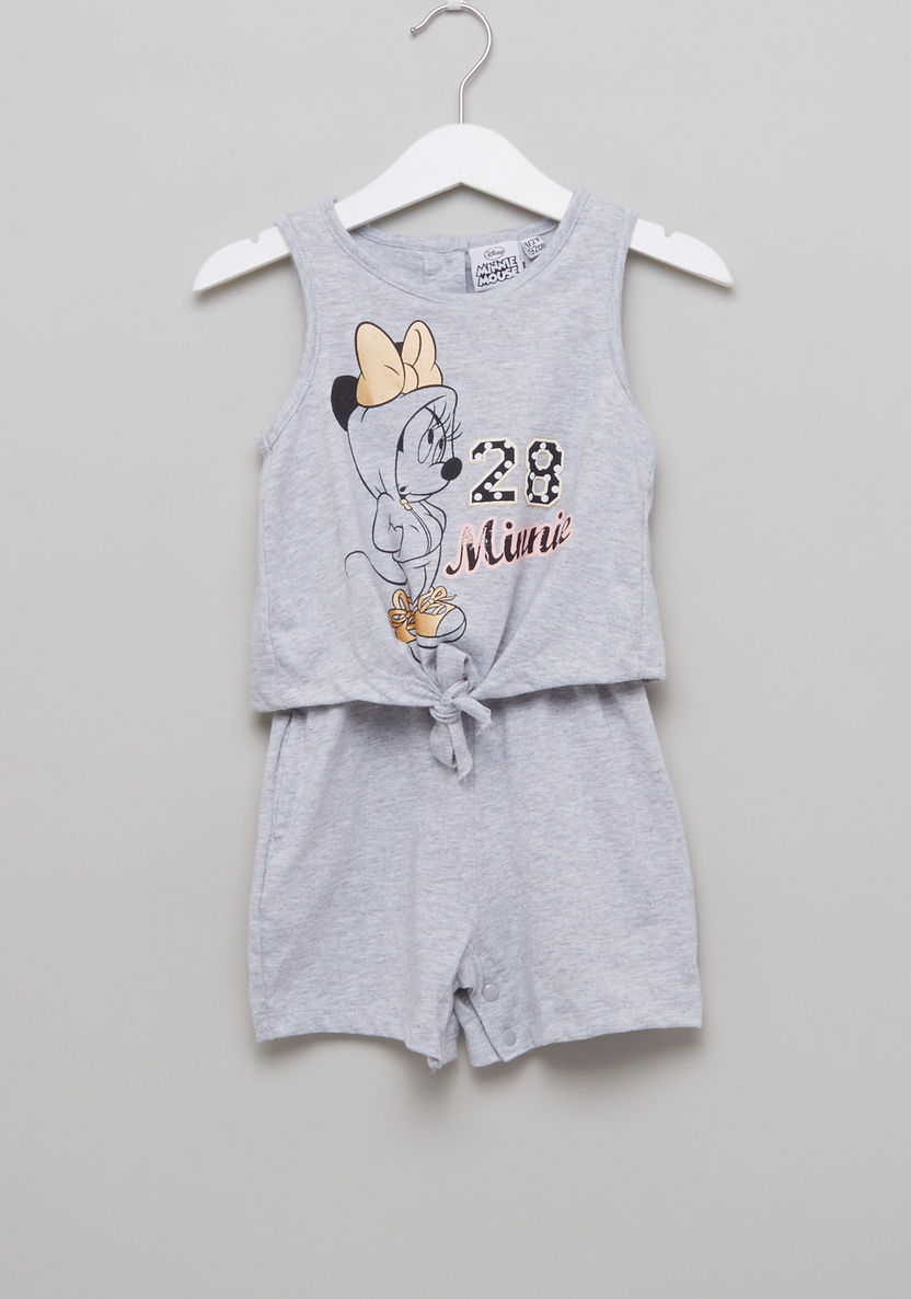 Minnie Mouse Printed Playsuit-Rompers%2C Dungarees and Jumpsuits-image-0