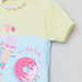 Juniors Printed Short Sleeves Swimwear Top with Shorts-Swimwear-thumbnail-2