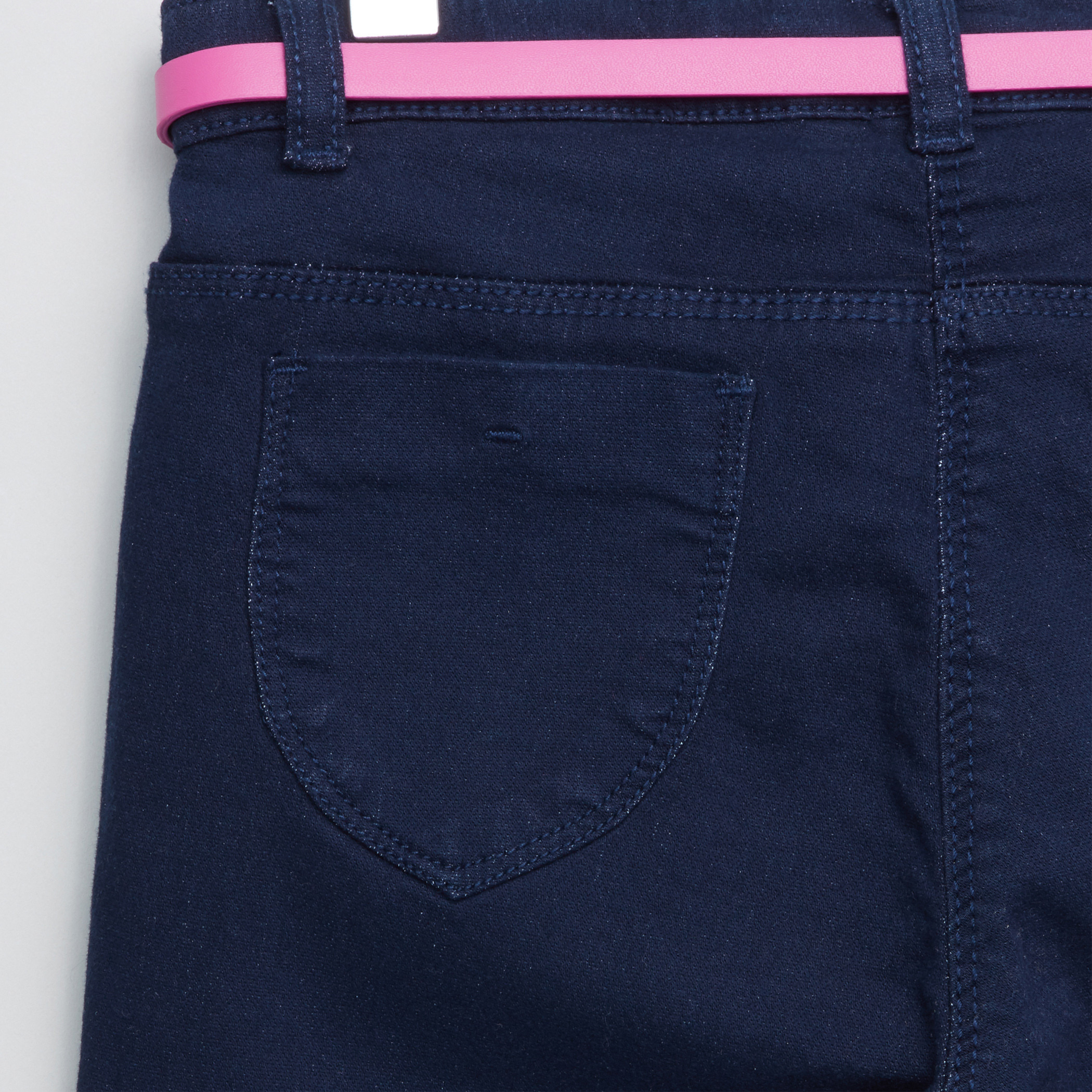 Juniors Belted Straight Leg Denim Pants-girls-clothing-bottoms-jeansandjeggings-image-4