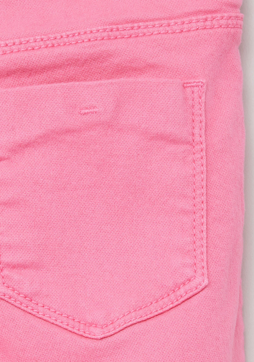 Juniors Pocket Detail Jeggings with Elasticised Waistband-Jeans and Jeggings-image-3