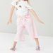 Juniors Striped Pants with Paper Bag Waist and Tie Ups-Pants-thumbnail-1
