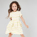 Striped Short Sleeves Dress-Dresses%2C Gowns and Frocks-thumbnail-1