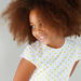 Juniors Polka Dot Printed Cap Sleeves Dress-Dresses%2C Gowns and Frocks-thumbnail-1