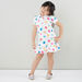 Juniors Polka Dot Printed Dress with Polo Neck-Dresses%2C Gowns and Frocks-thumbnail-0