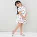 Juniors Polka Dot Printed Dress with Polo Neck-Dresses%2C Gowns and Frocks-thumbnail-3