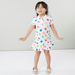 Juniors Polka Dot Printed Dress with Polo Neck-Dresses%2C Gowns and Frocks-thumbnail-4