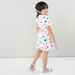 Juniors Polka Dot Printed Dress with Polo Neck-Dresses%2C Gowns and Frocks-thumbnail-5