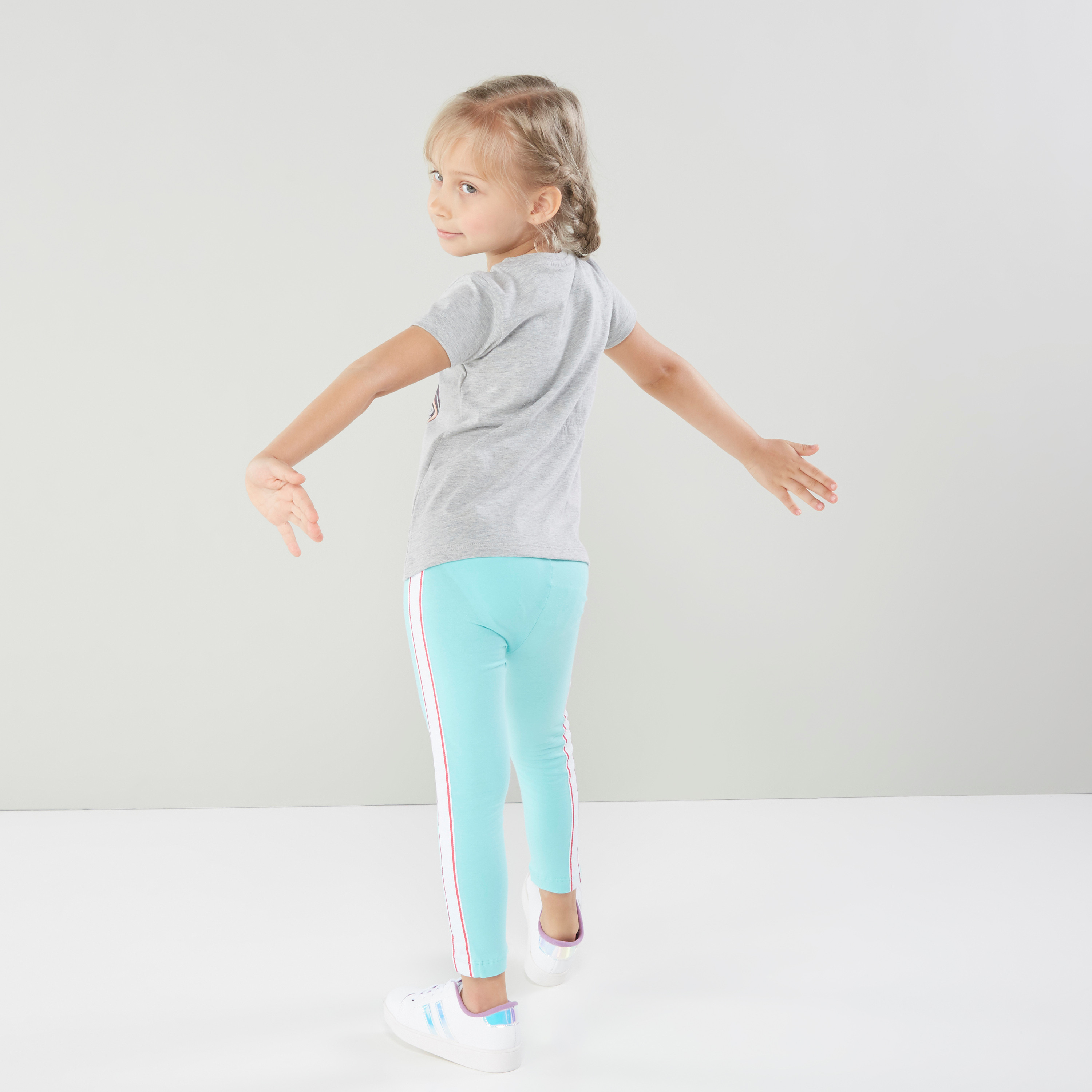 Juniors Printed Leggings-girls-clothing-bottoms-leggings-image-2