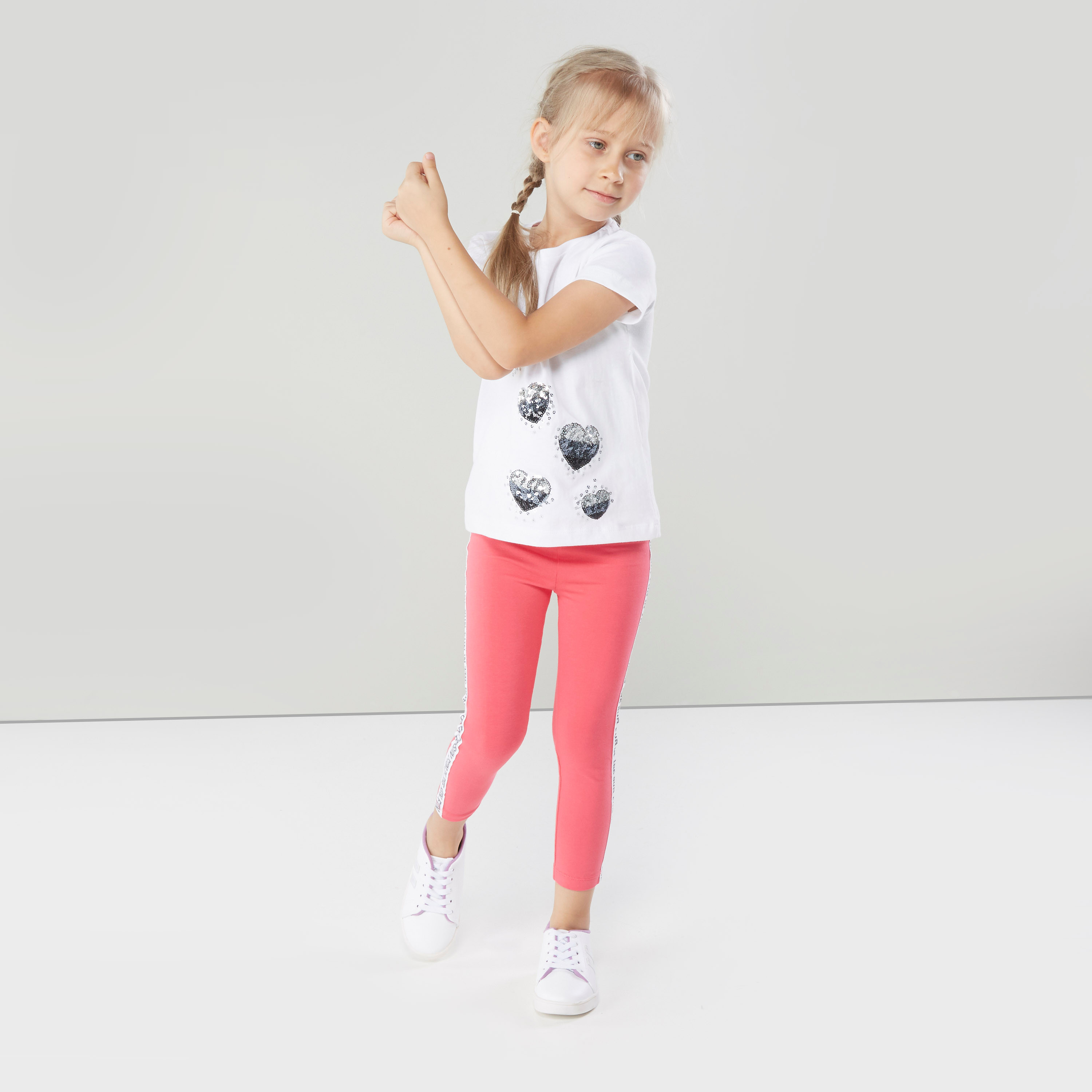 Juniors Printed Leggings-girls-clothing-bottoms-leggings-image-1