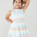 Juniors Striped Sleeveless Round Neck Dress-Dresses%2C Gowns and Frocks-thumbnail-3