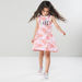 Juniors Printed Sleeveless Dress with Sequin Detail-Dresses%2C Gowns and Frocks-thumbnail-0