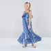 Juniors Printed Sleeveless Maxi Dress with Frill Detail-Dresses%2C Gowns and Frocks-thumbnailMobile-0