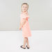 Juniors Shift Dress with Striped Cold-Shoulder Sleeves-Dresses%2C Gowns and Frocks-thumbnail-1