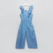 Juniors Ruffle Detail Jumpsuit with Short Sleeves T-shirt-Clothes Sets-thumbnail-3