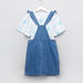 Juniors Printed Top with Pinafore Dress-Clothes Sets-thumbnail-2
