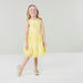 Juniors Sleeveless Lace Dress with Tie Ups-Dresses%2C Gowns and Frocks-thumbnail-1