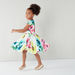 Juniors Floral Printed Dress with Short Sleeves and Round Neck-Dresses%2C Gowns and Frocks-thumbnailMobile-2