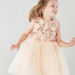 Juniors Sequin Detail Sleeveless Dress with Mesh Bolero-Clothes Sets-thumbnail-3