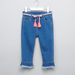 Juniors Fringe Detail Denim Pants-Jeans and Jeggings-thumbnail-0