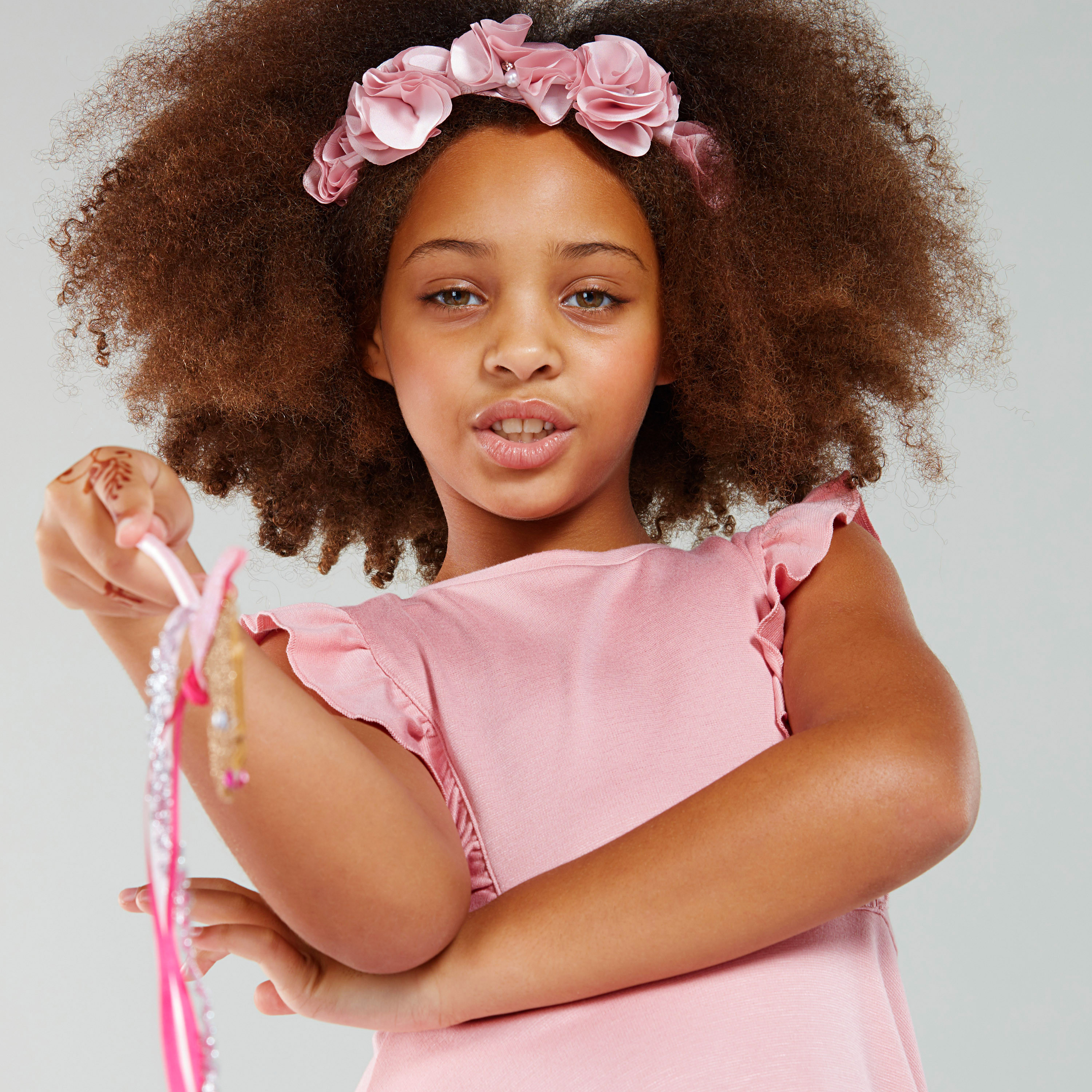 Eligo Frill Detail Round Neck Dress-girls-clothing-dressesandjumpsuits-image-2
