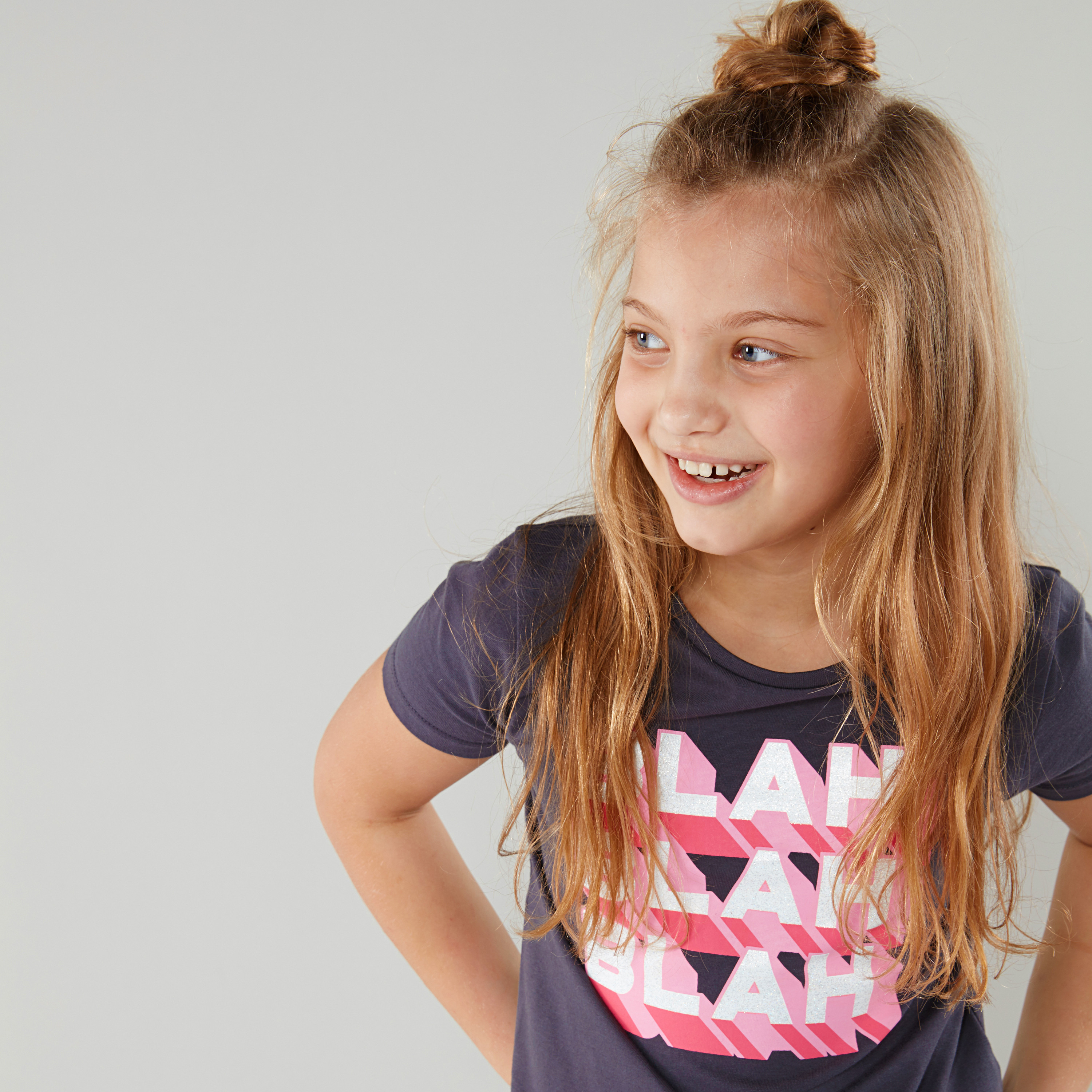 تيشيرت بأكمام قصيرة وطبعات جرافيكية من بوش.-girls-clothing-tshirts-image-4