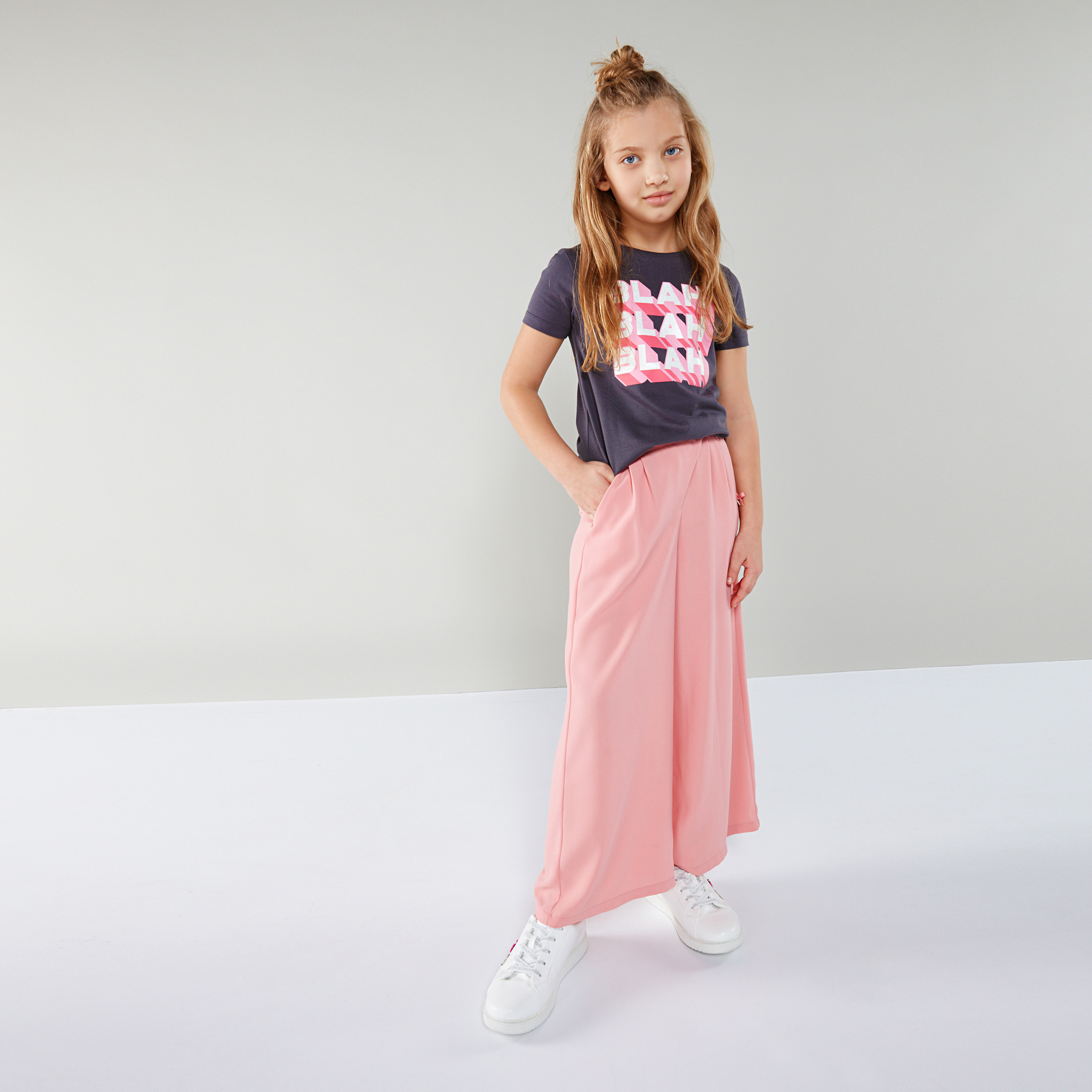 Posh Graphic Printed Short Sleeves T-Shirt-girls-clothing-tshirts-image-5