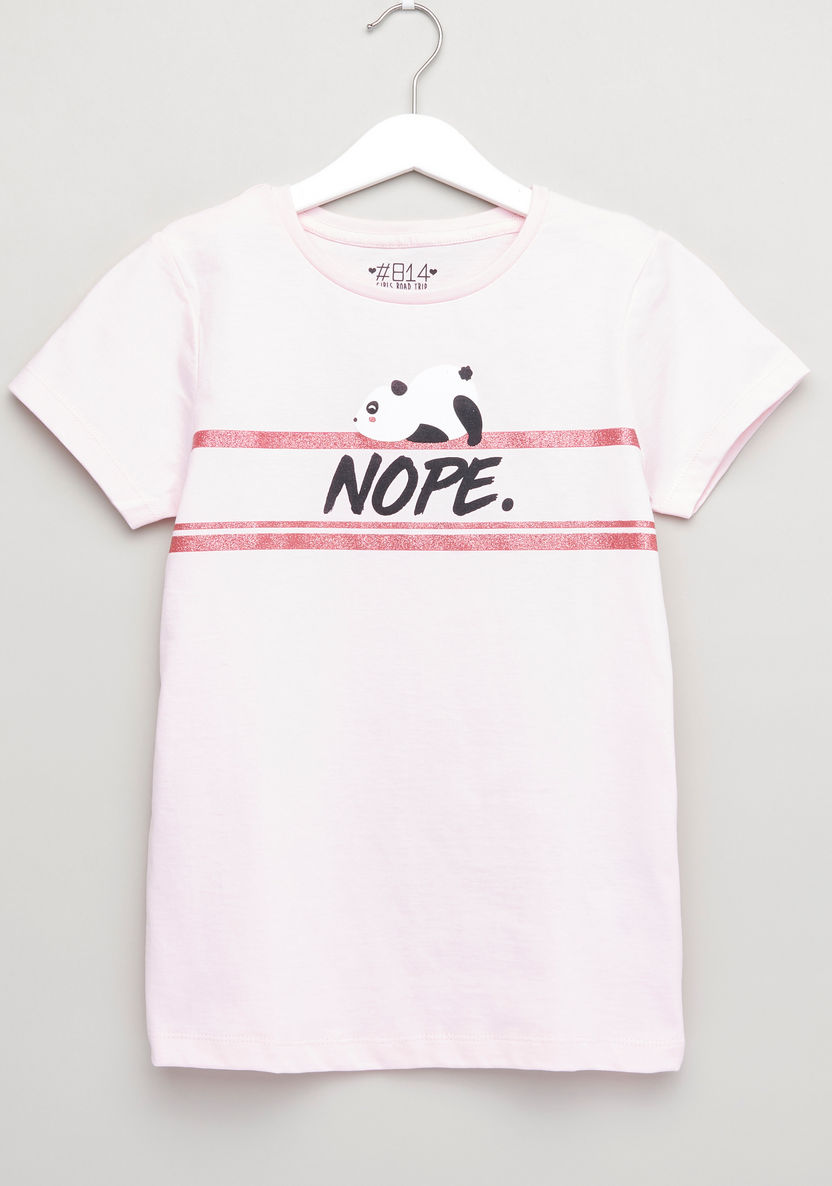 Posh Graphic Printed Round Neck T-shirt-T Shirts-image-0