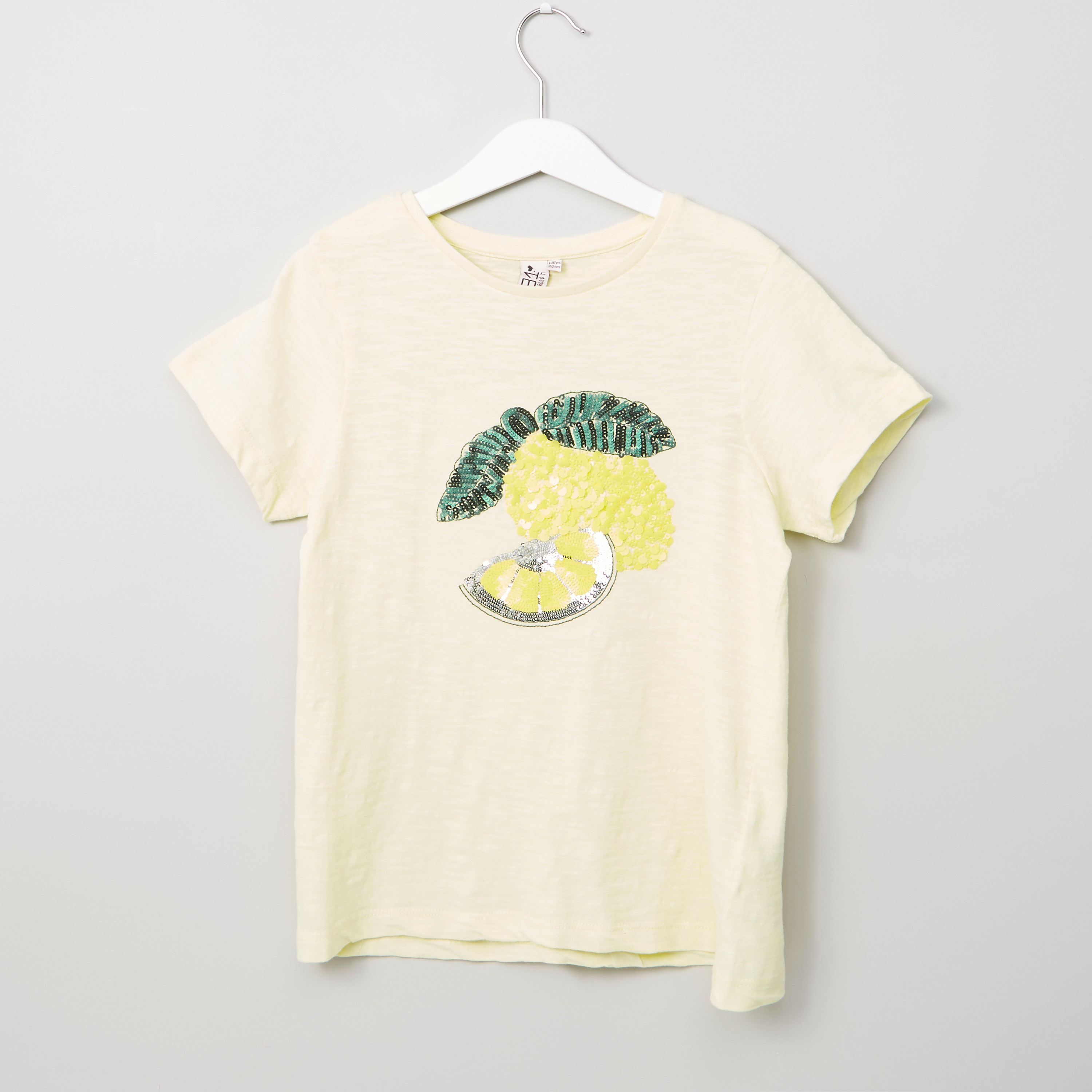 Posh Sequin Detail T-Shirt-girls-clothing-tshirts-image-1