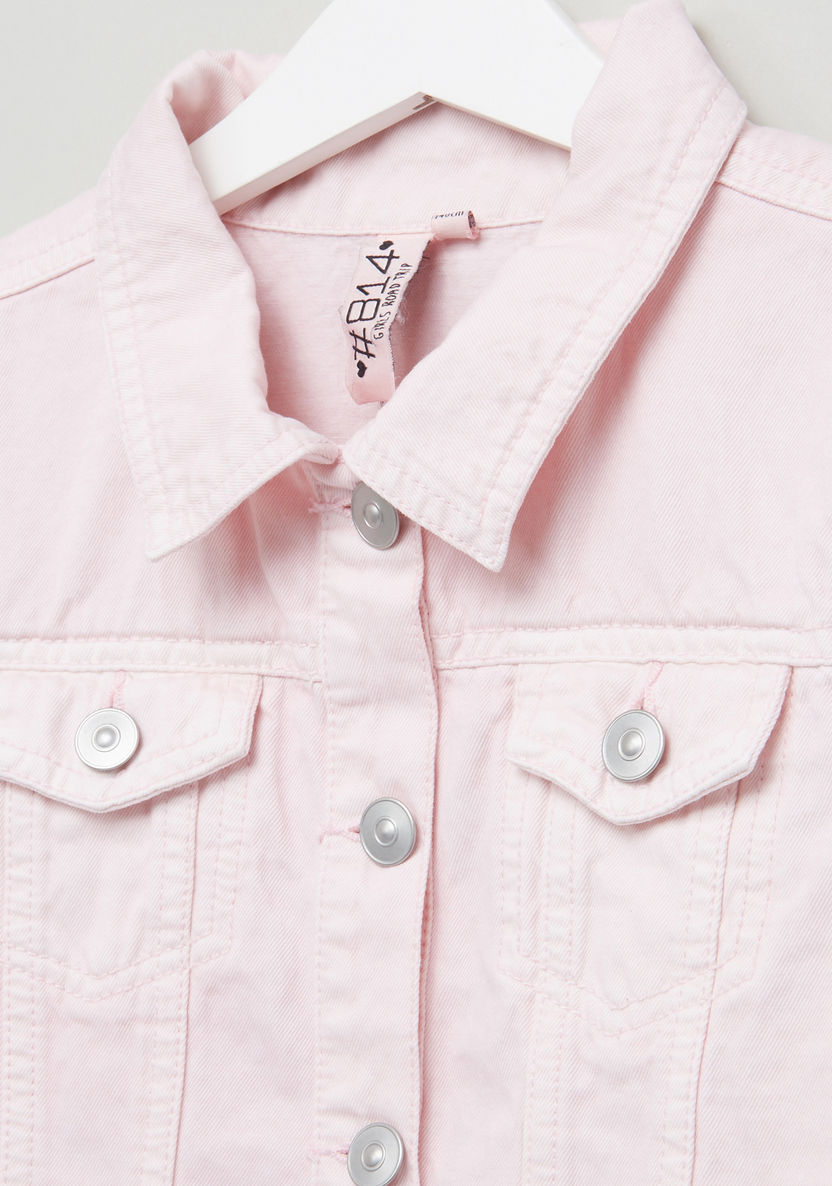 Posh Long Sleeves Pocket Detail Jacket-Coats and Jackets-image-1