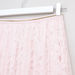 Posh Clothing Self-Design A-line Skirt with Mesh Panel-Skirts-thumbnail-1
