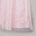 Posh Clothing Self-Design A-line Skirt with Mesh Panel-Skirts-thumbnail-3
