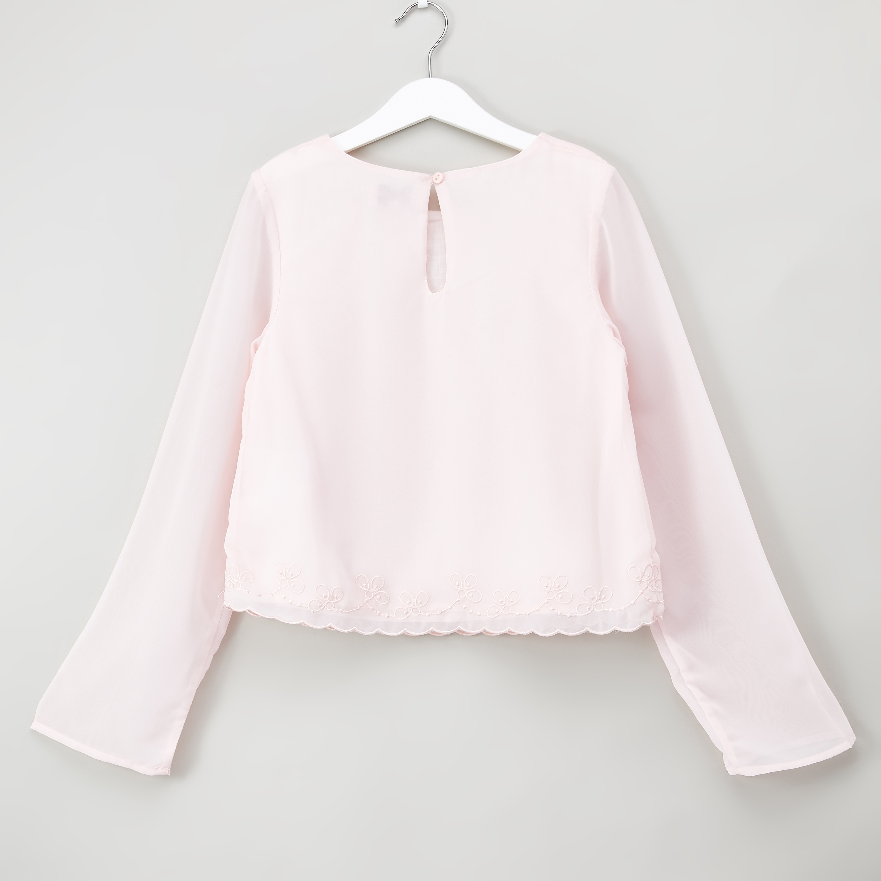 Posh Clothing Embroidered Chiffon Top and Culotte Set-girls-clothing-setsandcoords-image-4