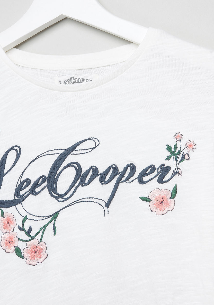 Lee Cooper Embroidered Long Sleeves T-shirt-T Shirts-image-1