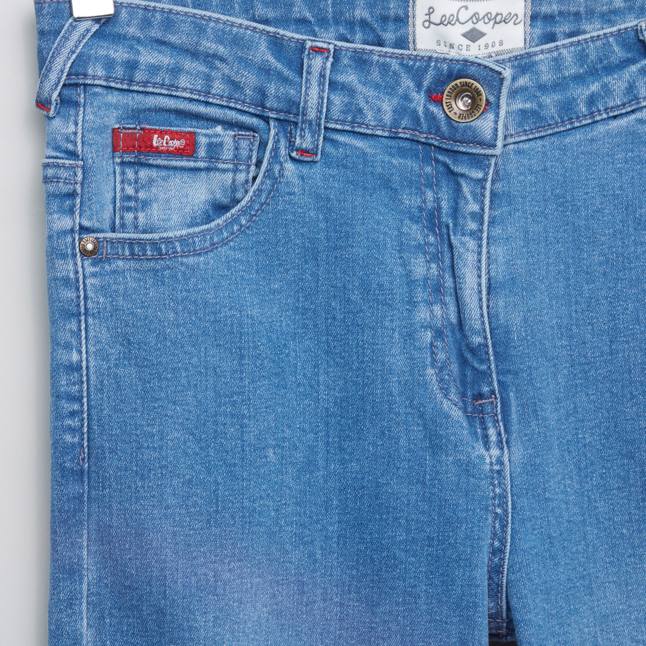 Lee Cooper Full Length Jeans with Pocket Detail-girls-clothing-bottoms-jeansandjeggings-image-2