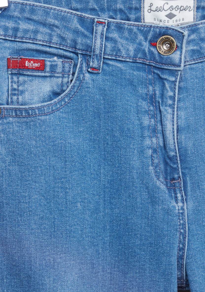 Lee Cooper Full Length Jeans with Pocket Detail-Jeans and Jeggings-image-1