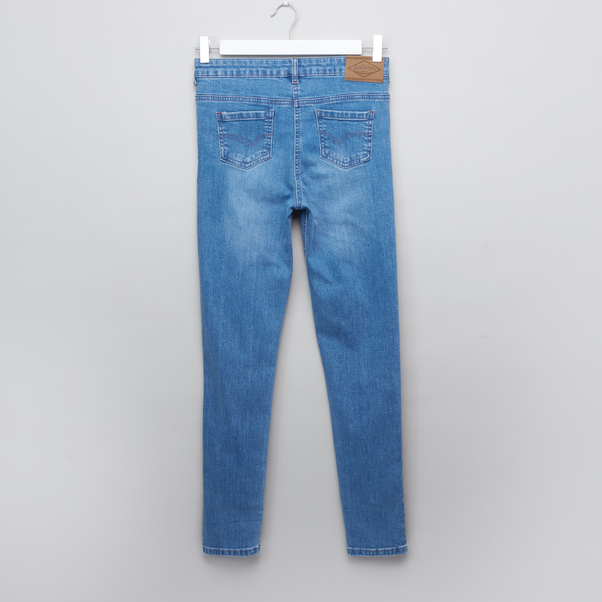 Lee Cooper Full Length Jeans with Pocket Detail-girls-clothing-bottoms-jeansandjeggings-image-3