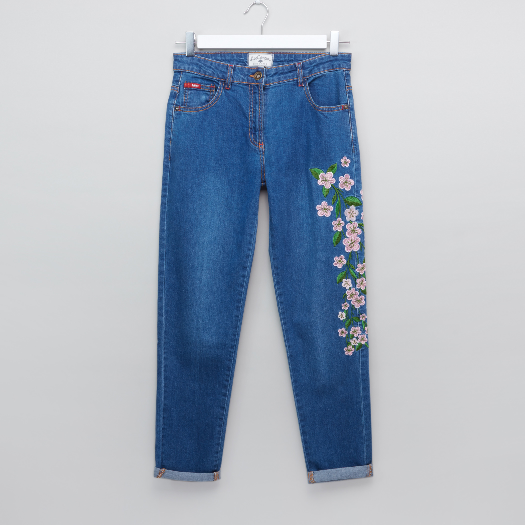 Denim sales and floral