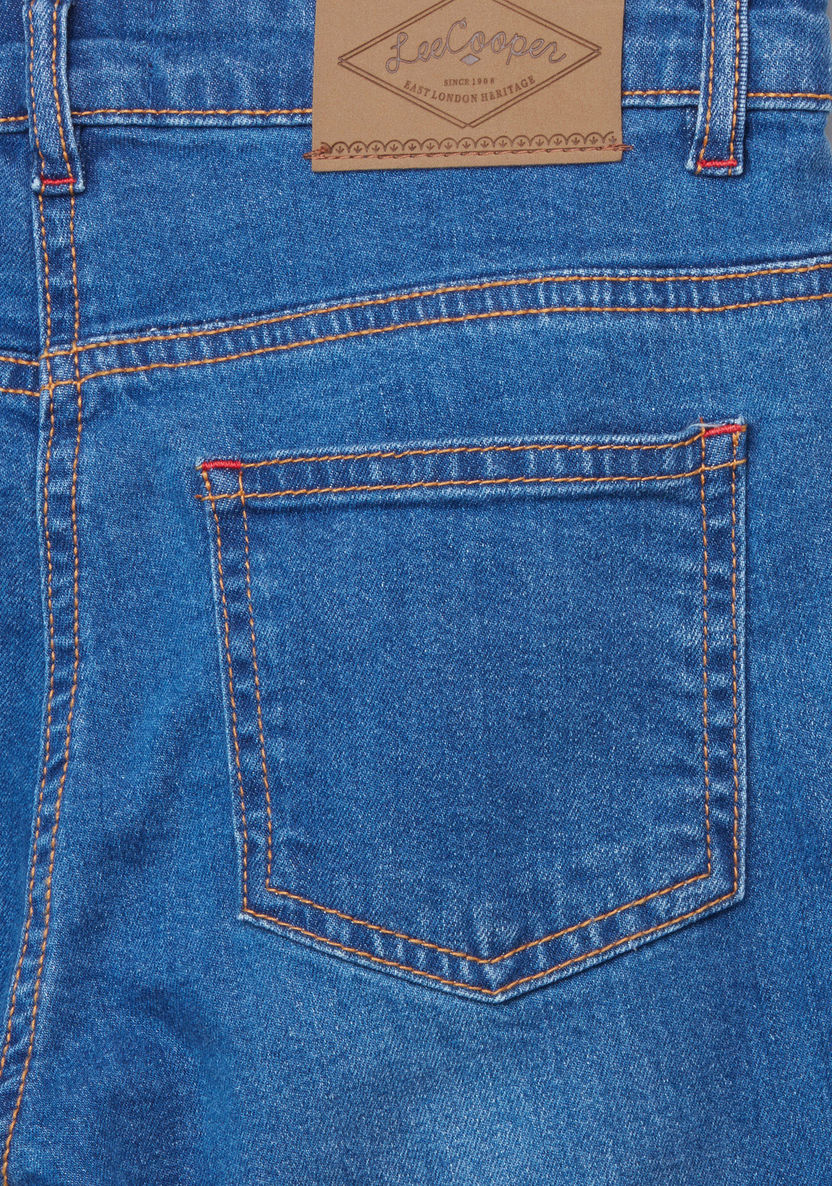 Lee Cooper Floral Embroidered Denim Pants-Jeans and Jeggings-image-3