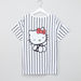 Hello Kitty Striped Short Sleeves T-shirt-T Shirts-thumbnail-2