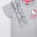 Hello Kitty Printed Ruffle Detail Top-Blouses-thumbnail-1