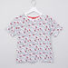 Sanrio Hello Kitty Printed T-shirt with Short Sleeves-T Shirts-thumbnail-0