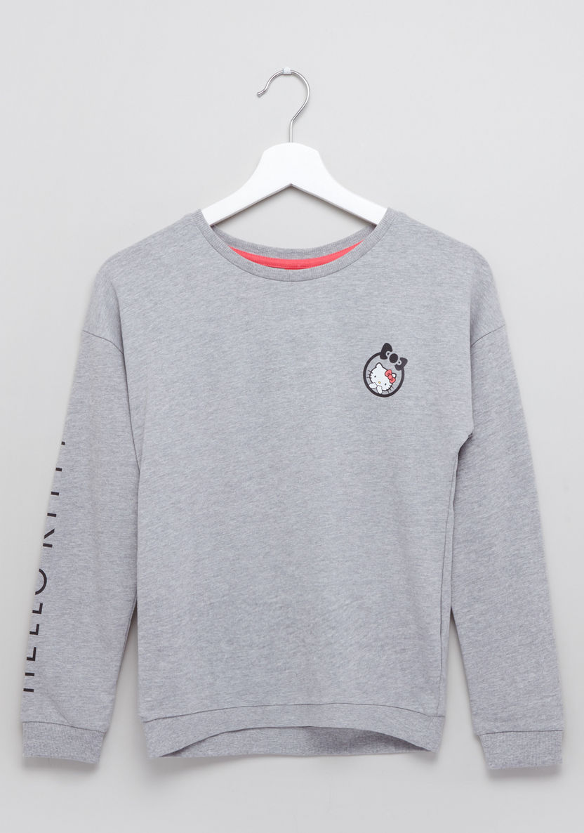 Hello Kitty Printed Sweat Top-Sweaters and Cardigans-image-0