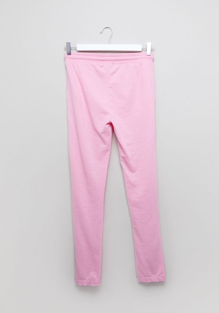 Barbie Printed Jog Pants with Pocket Detail and Elasticised Waistband-Bottoms-image-2